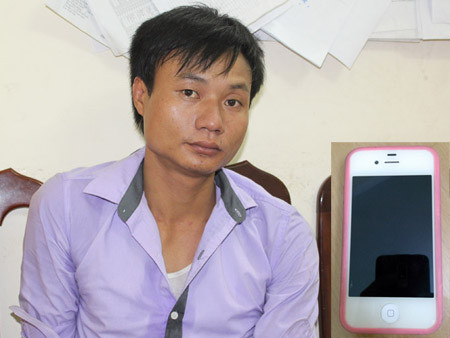 Đối tượng Thắng và tang vật vụ cướp