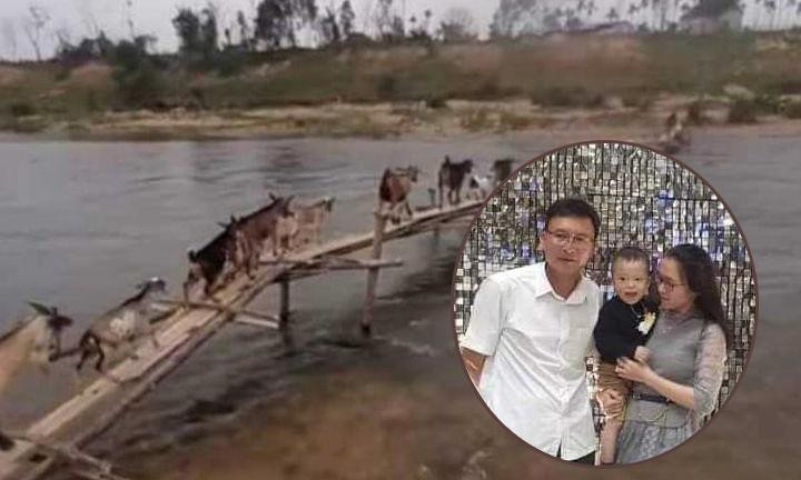 Khu vực bến Bãi Trận, nơi 3 thanh niên gặp nạn và được ông Hiền cứu. Ảnh: PLP Khu vực bến Bãi Trận, nơi 3 thanh niên gặp nạn và được ông Hiền cứu. Ảnh: PLP