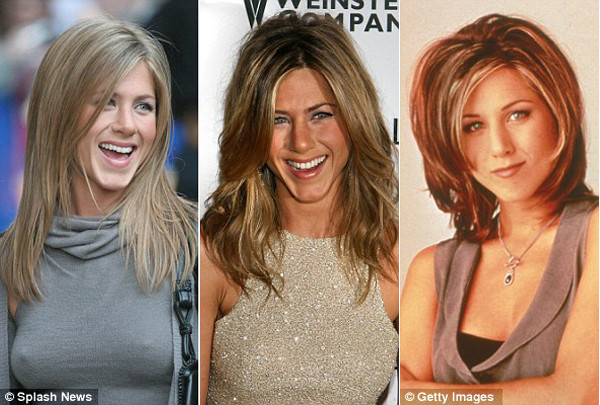 Jen và những kiểu tóc ấn tượng trong một thập kỷ qua. Cô luôn được bình chọn là người nổi tiếng có những kiểu tóc ảnh hưởng nhất thế giới