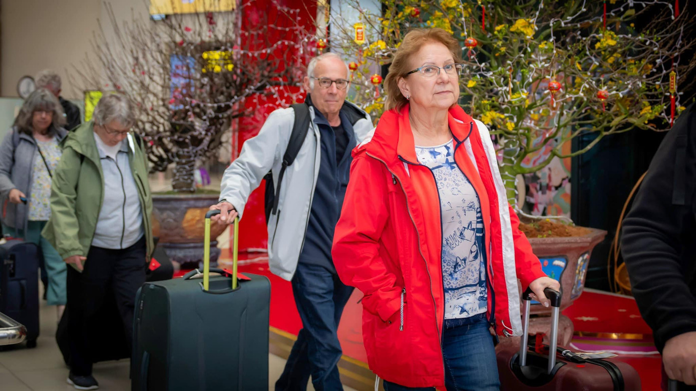 Trong 7 ngày nghỉ Tết Nguyên đán, ước tính sân bay phục vụ khoảng 3.500 chuyến với hơn 550.000 lượt hành khách đi-đến an toàn. Ảnh: NIA.