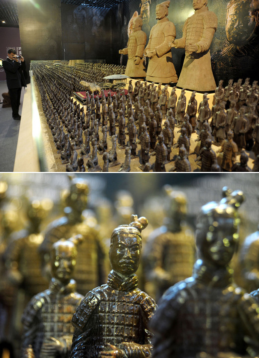 Những tác phẩm bằng sô - cô - la như thật.