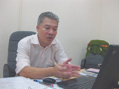 Trung tá Mai Trọng Thắng -người tham gia điều tra và hỏi cung vụ Đoàn Tiến Dũng nhận hối lộ