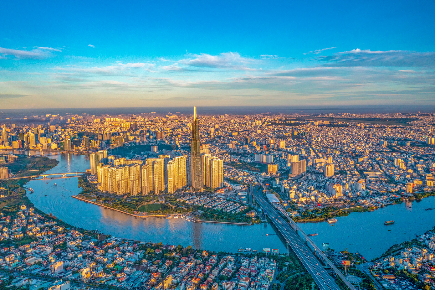 Một góc TPHCM hiện nay nhìn từ trên cao. (Ảnh: Báo ảnh Việt Nam) Một góc TPHCM hiện nay nhìn từ trên cao. (Ảnh: Báo ảnh Việt Nam)