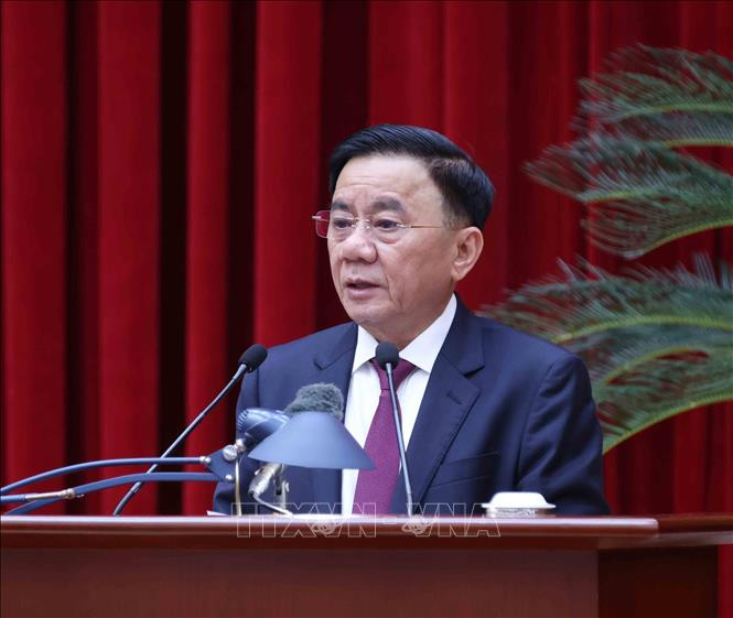 Thường trực Ban Bí thư, Chủ nhiệm Ủy ban Kiểm tra Trung ương Trần Cẩm Tú. Ảnh: TTXVN.