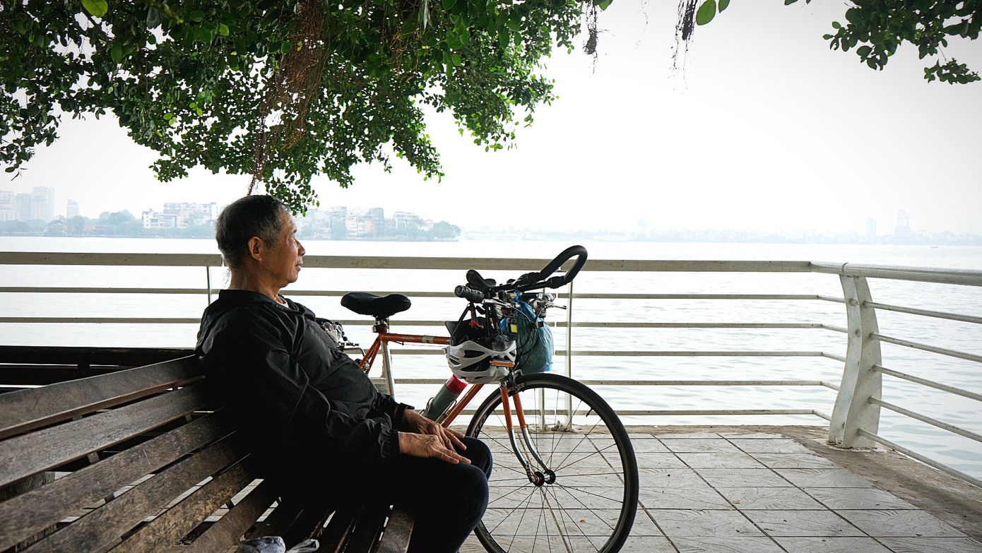 Hồ Tây - lá phổi xanh của Thủ đô Hà Nội sạch đẹp hơn từng ngày. Ảnh: Trần Hoàng.