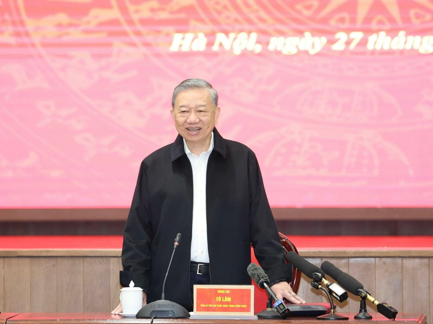 Tổng Bí thư Tô Lâm phát biểu tại hội nghị. Ảnh: Viết Thành. Tổng Bí thư Tô Lâm phát biểu tại hội nghị. Ảnh: Viết Thành.