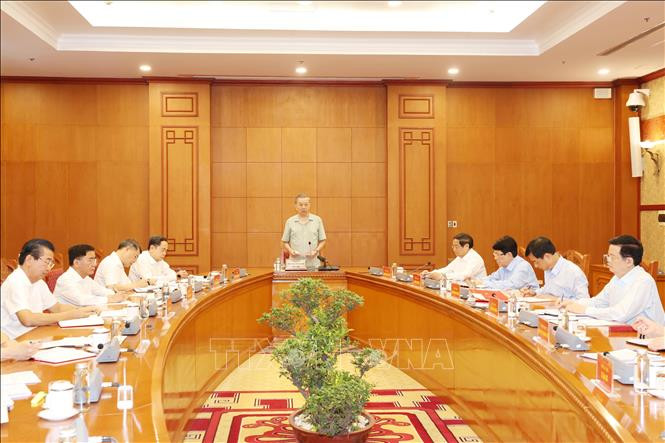 Tổng Bí thư, Chủ tịch nước Tô Lâm phát biểu kết luận phiên họp thứ hai Tiểu ban Nhân sự Đại hội XIV của Đảng. Ảnh: Trí Dũng/TTXVN. Tổng Bí thư, Chủ tịch nước Tô Lâm phát biểu kết luận phiên họp thứ hai Tiểu ban Nhân sự Đại hội XIV của Đảng. Ảnh: Trí Dũng/TTXVN.