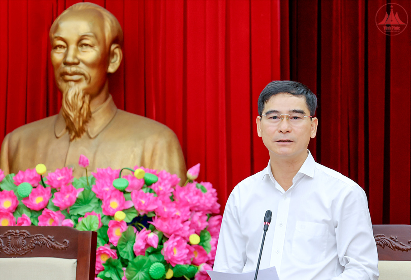 Bí thư Tỉnh uỷ Vĩnh Phúc Dương Văn An. Ảnh: Báo Vĩnh Phúc. Bí thư Tỉnh uỷ Vĩnh Phúc Dương Văn An. Ảnh: Báo Vĩnh Phúc.