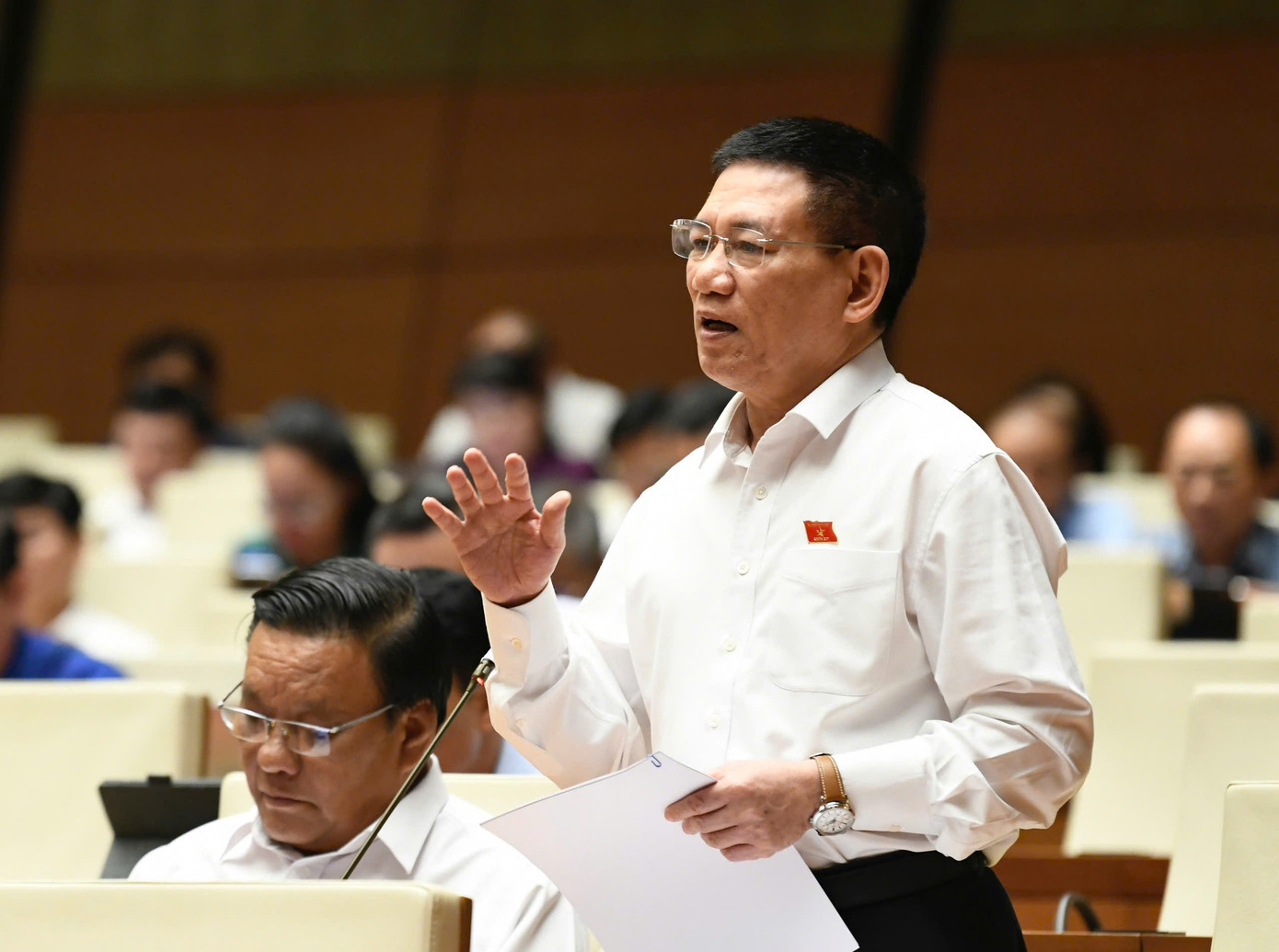 Phó Thủ tướng, Bộ trưởng Bộ Tài chính Hồ Đức Phớc. Ảnh: Như Ý.