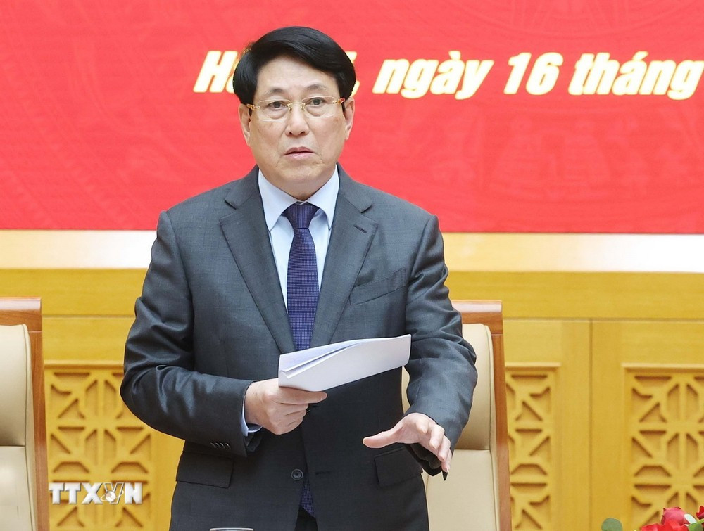 Chủ tịch nước Lương Cường phát biểu tại hội nghị. Ảnh: TTXVN. Chủ tịch nước Lương Cường phát biểu tại hội nghị. Ảnh: TTXVN.