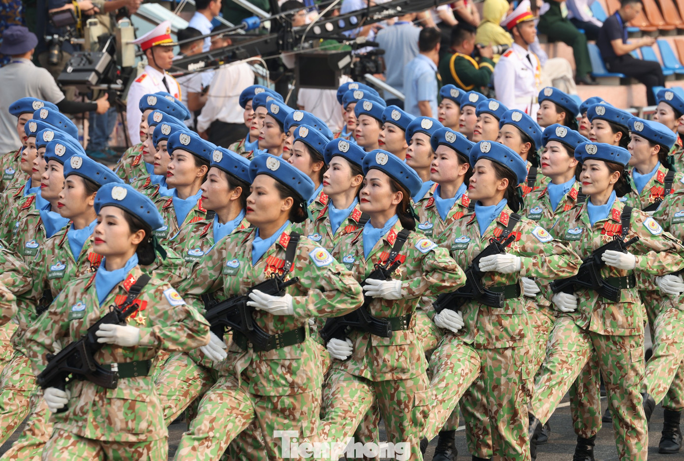 Các lực lượng tham gia lễ diễu binh, diễu hành kỷ niệm 70 năm Chiến thắng Điện Biên Phủ đã trải qua thời gian tập luyện khá dài, đảm bảo thực hiện nghi lễ một cách trang trọng, chuẩn mực.