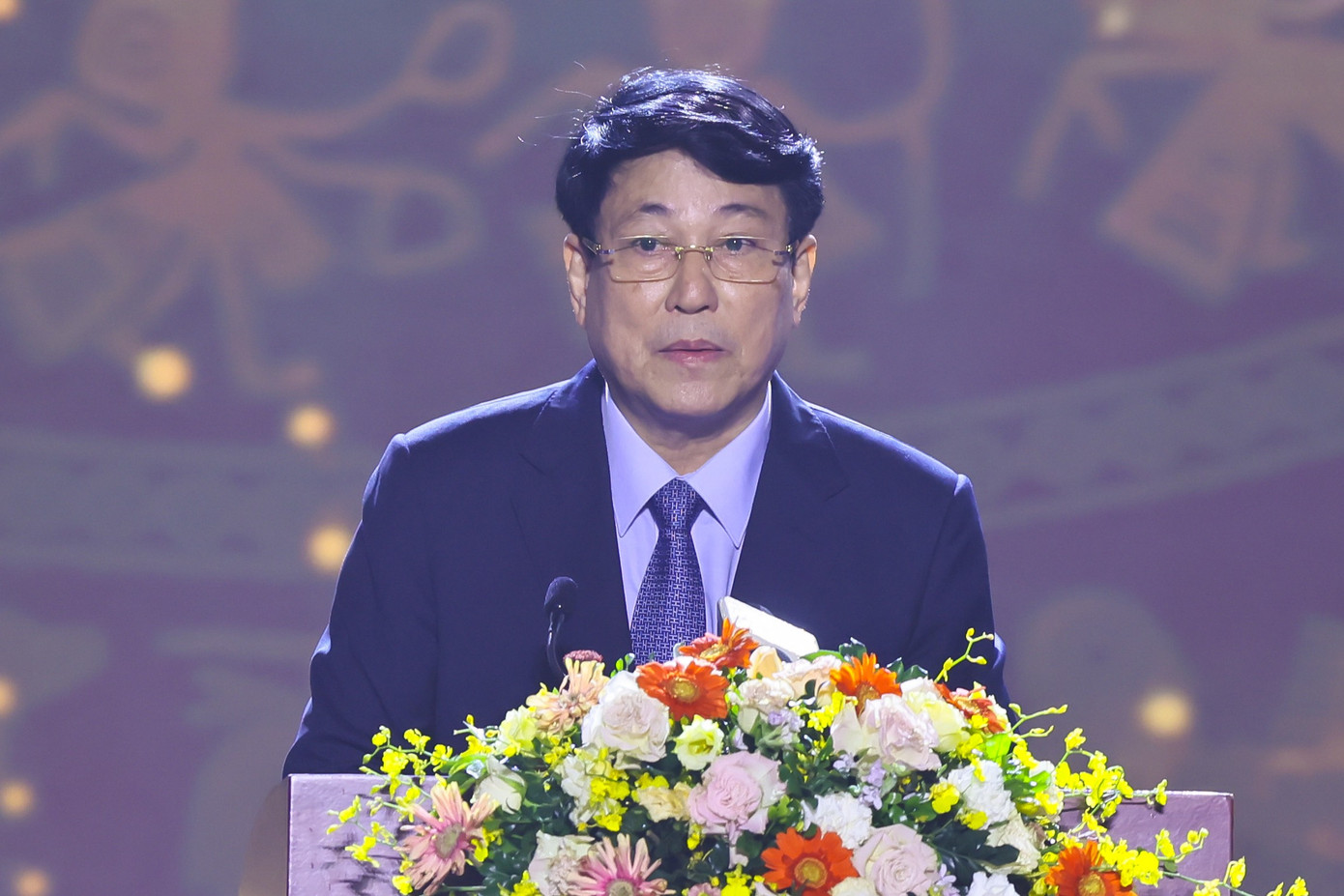 Thường trực Ban Bí thư Lương Cường phát biểu tại chương trình. Ảnh: Minh Nam. Thường trực Ban Bí thư Lương Cường phát biểu tại chương trình. Ảnh: Minh Nam.