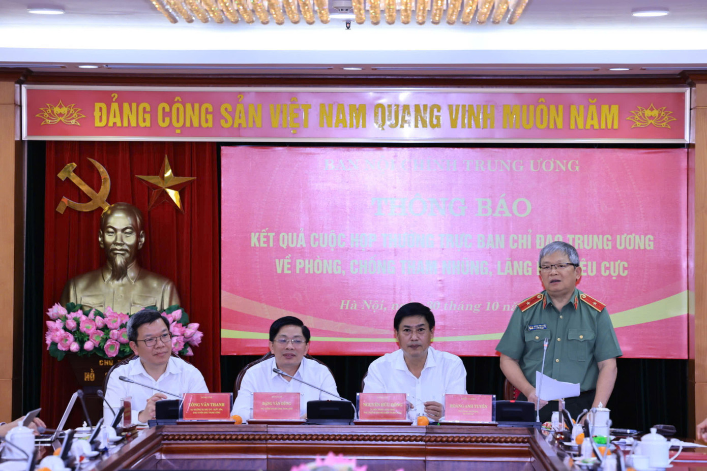 Thiếu tướng Hoàng Anh Tuyên. Ảnh: PV.