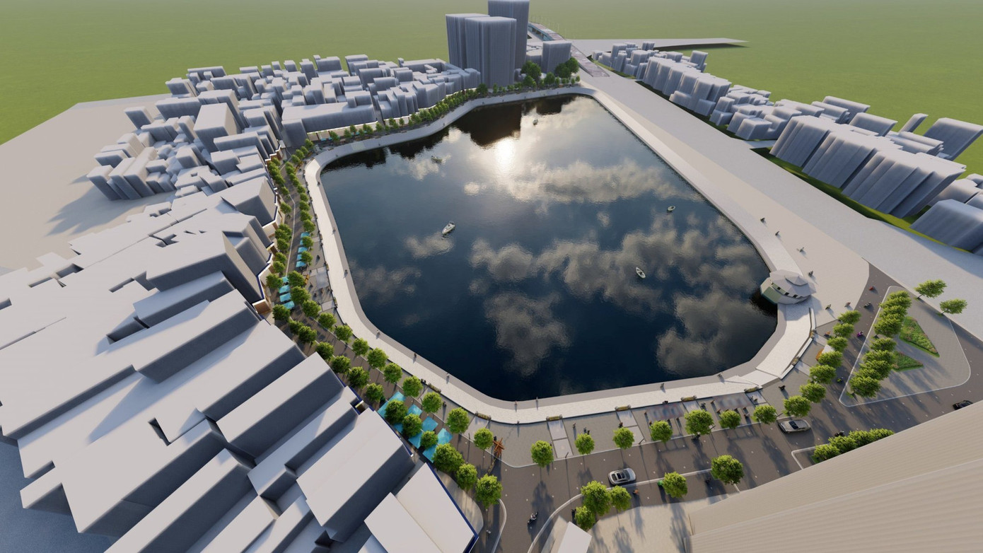 Phối cảnh khu phố kinh doanh dịch vụ - đi bộ khu vực hồ Ngọc Khánh và phụ cận tại phố Phạm Huy Thông. Phối cảnh khu phố kinh doanh dịch vụ - đi bộ khu vực hồ Ngọc Khánh và phụ cận tại phố Phạm Huy Thông.