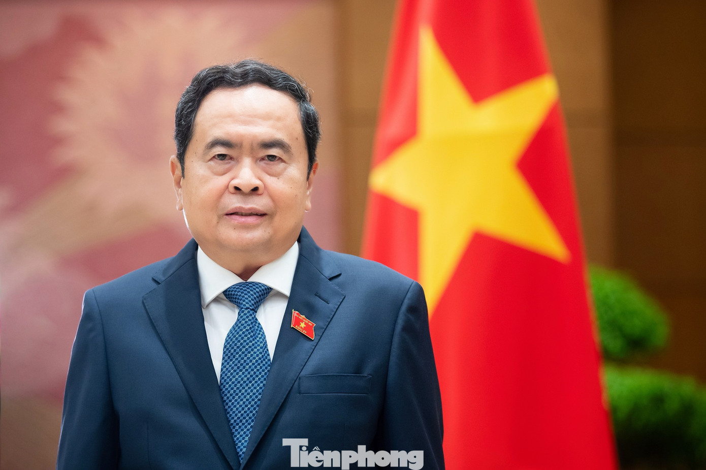 Ông Trần Thanh Mẫn, Uỷ viên Bộ Chính trị, Phó Chủ tịch thường trực Quốc hội được Trung ương giới thiệu để Quốc hội khoá XV bầu giữ chức Chủ tịch Quốc hội. Ảnh: Như Ý. Ông Trần Thanh Mẫn, Uỷ viên Bộ Chính trị, Phó Chủ tịch thường trực Quốc hội được Trung ương giới thiệu để Quốc hội khoá XV bầu giữ chức Chủ tịch Quốc hội. Ảnh: Như Ý.