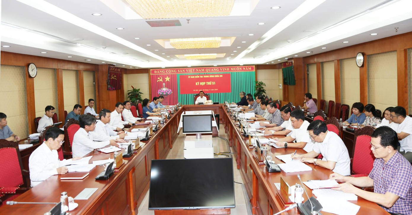 Toàn cảnh kỳ họp. Ảnh: UBKT T.Ư.