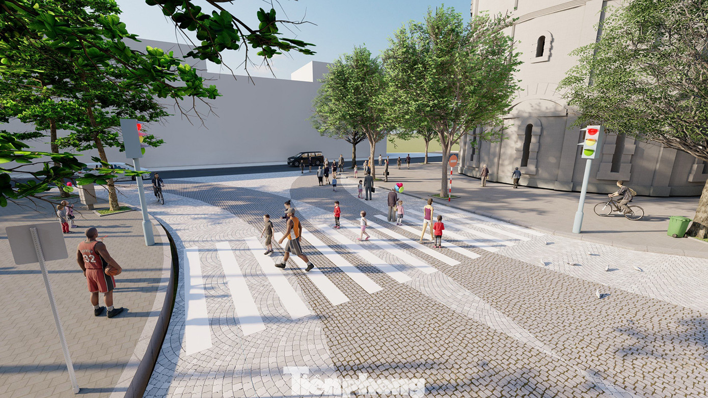 Sau khi chỉnh trang, kết nối Vườn hoa Vạn Xuân với Tháp nước Hàng Đậu, dự kiến các phương tiện sẽ không rẽ vào Hàng Cót qua lối này, mà di chuyển lên Hoè Nhai để đi từ Quán Thánh sang Phan Đình Phùng.