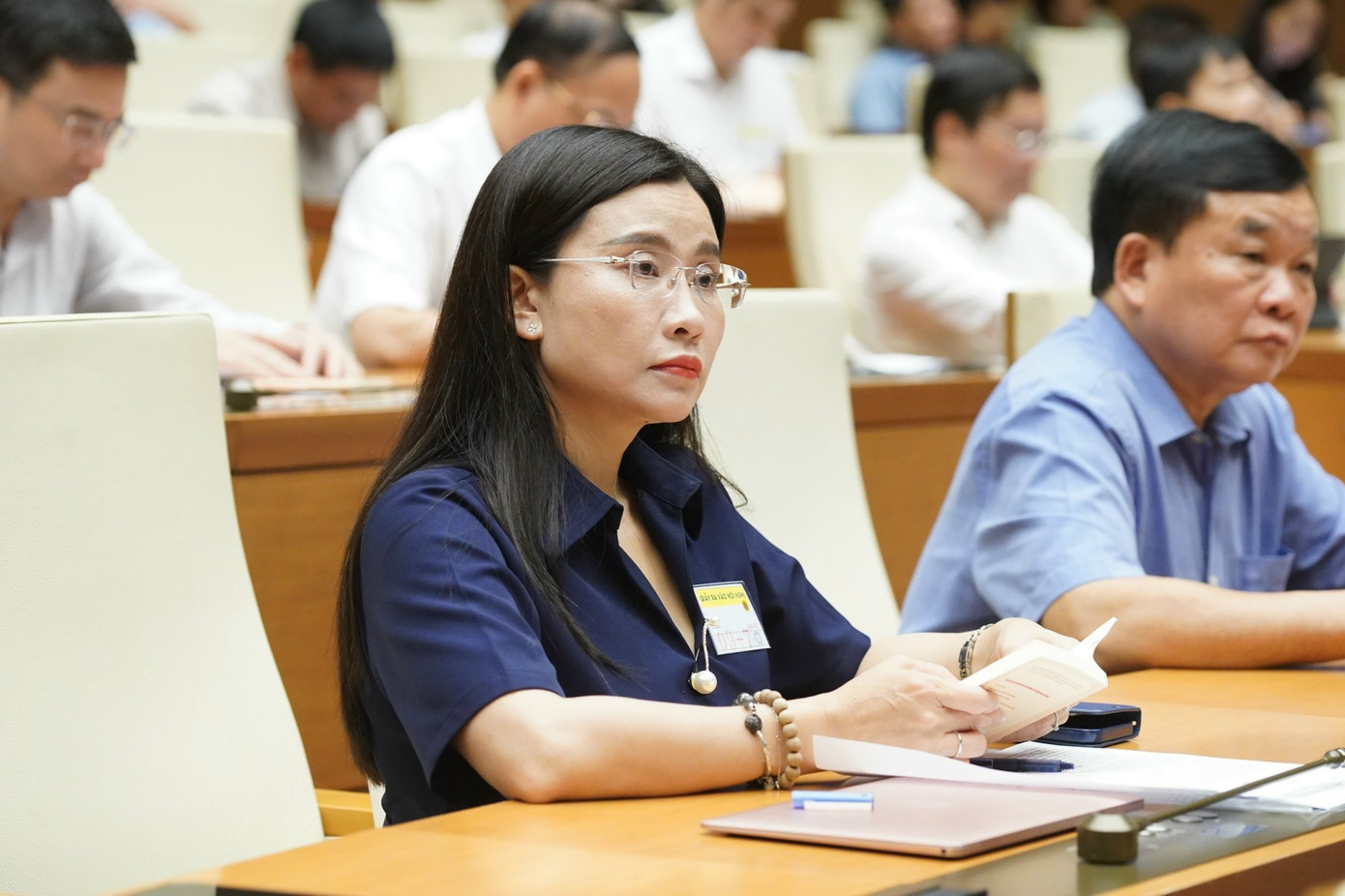 Theo chương trình, hội nghị cũng sẽ nghe quán triệt Chỉ thị số 35 của Bộ Chính trị về Đại hội đảng bộ các cấp tiến tới Đại hội Đại biểu toàn quốc lần thứ XIV của Đảng. (Ảnh: Như Ý)