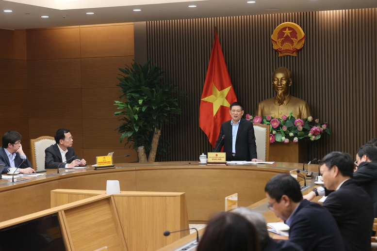 Toàn cảnh cuộc làm việc. Ảnh: VGP.