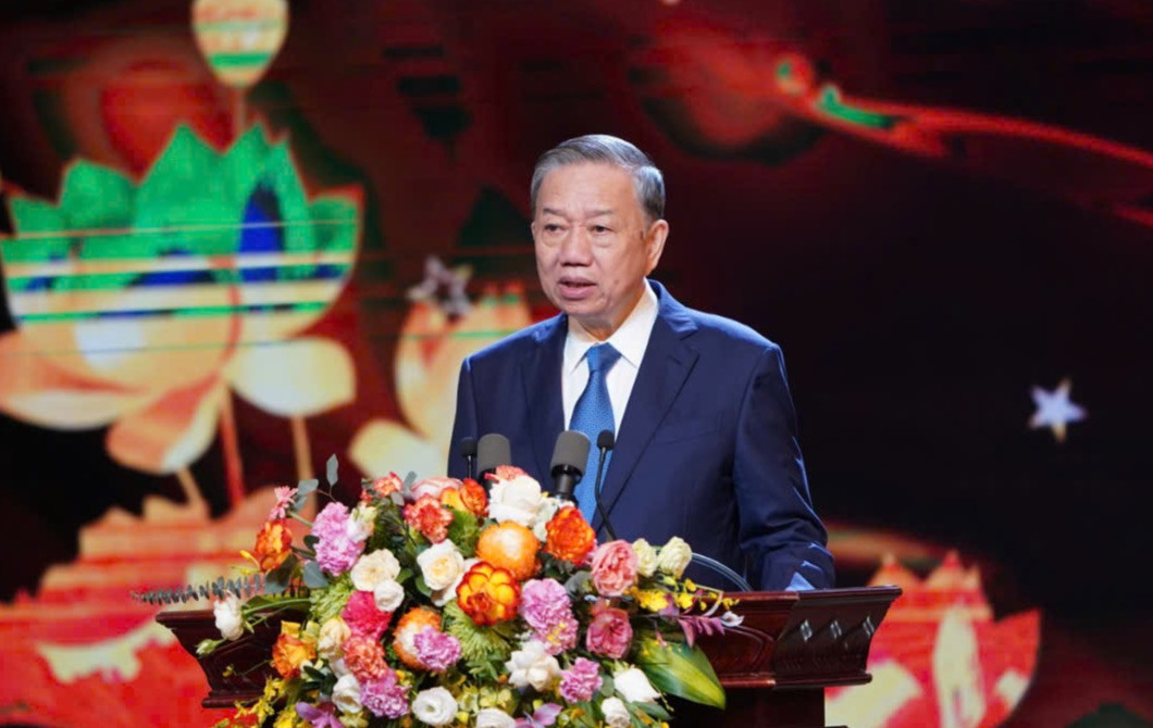 Tổng Bí thư Tô Lâm phát biểu tại chương trình. Ảnh: Hoàng Mạnh Thắng. Tổng Bí thư Tô Lâm phát biểu tại chương trình. Ảnh: Hoàng Mạnh Thắng.