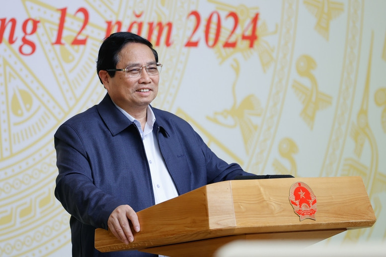 Thủ tướng Phạm Minh Chính phát biểu tại phiên họp. Ảnh: VGP. Thủ tướng Phạm Minh Chính phát biểu tại phiên họp. Ảnh: VGP.