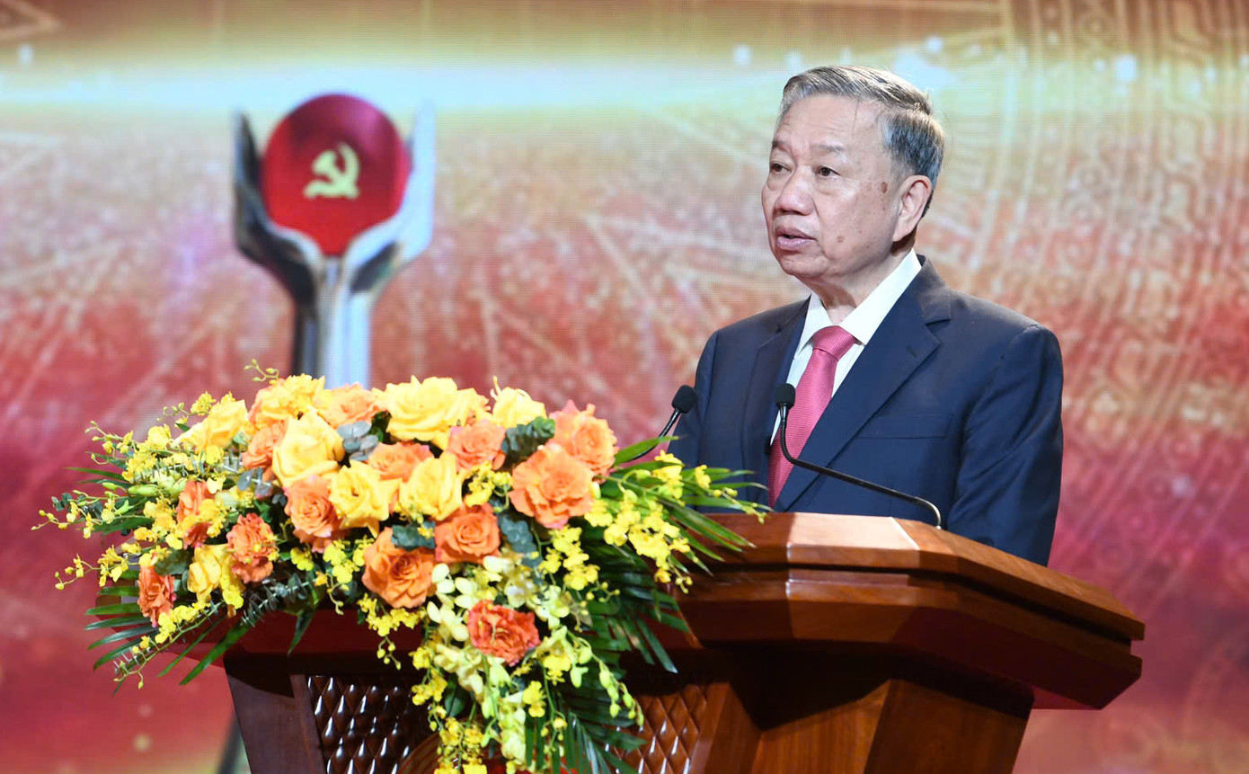 Tổng Bí thư, Chủ tịch nước Tô Lâm phát biểu tại buổi lễ. Ảnh: Như Ý. Tổng Bí thư, Chủ tịch nước Tô Lâm phát biểu tại buổi lễ. Ảnh: Như Ý.