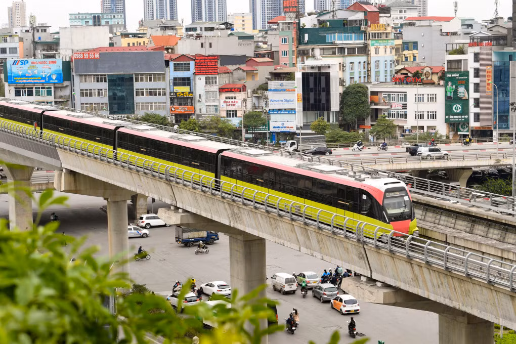 Hà Nội đặt mục tiêu phát triển đường sắt đô thị để đáp ứng nhu cầu vận tải của thành phố theo hướng bền vững, hài hòa, hợp lý. Ảnh: PV.