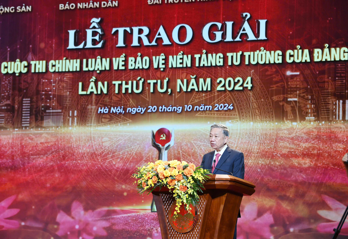 Tổng Bí thư, Chủ tịch nước Tô Lâm phát biểu tại buổi lễ. Ảnh: Như Ý. Tổng Bí thư, Chủ tịch nước Tô Lâm phát biểu tại buổi lễ. Ảnh: Như Ý.