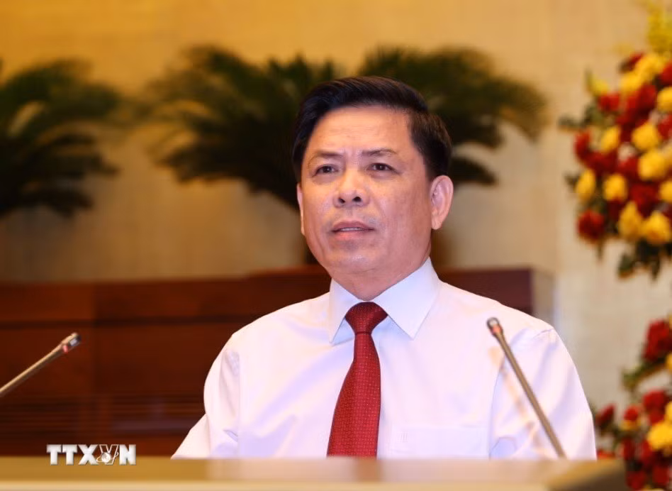Bí thư Đảng uỷ Khối các cơ quan T.Ư Nguyễn Văn Thể phát biểu tại hội thảo. Ảnh: TTXVN.