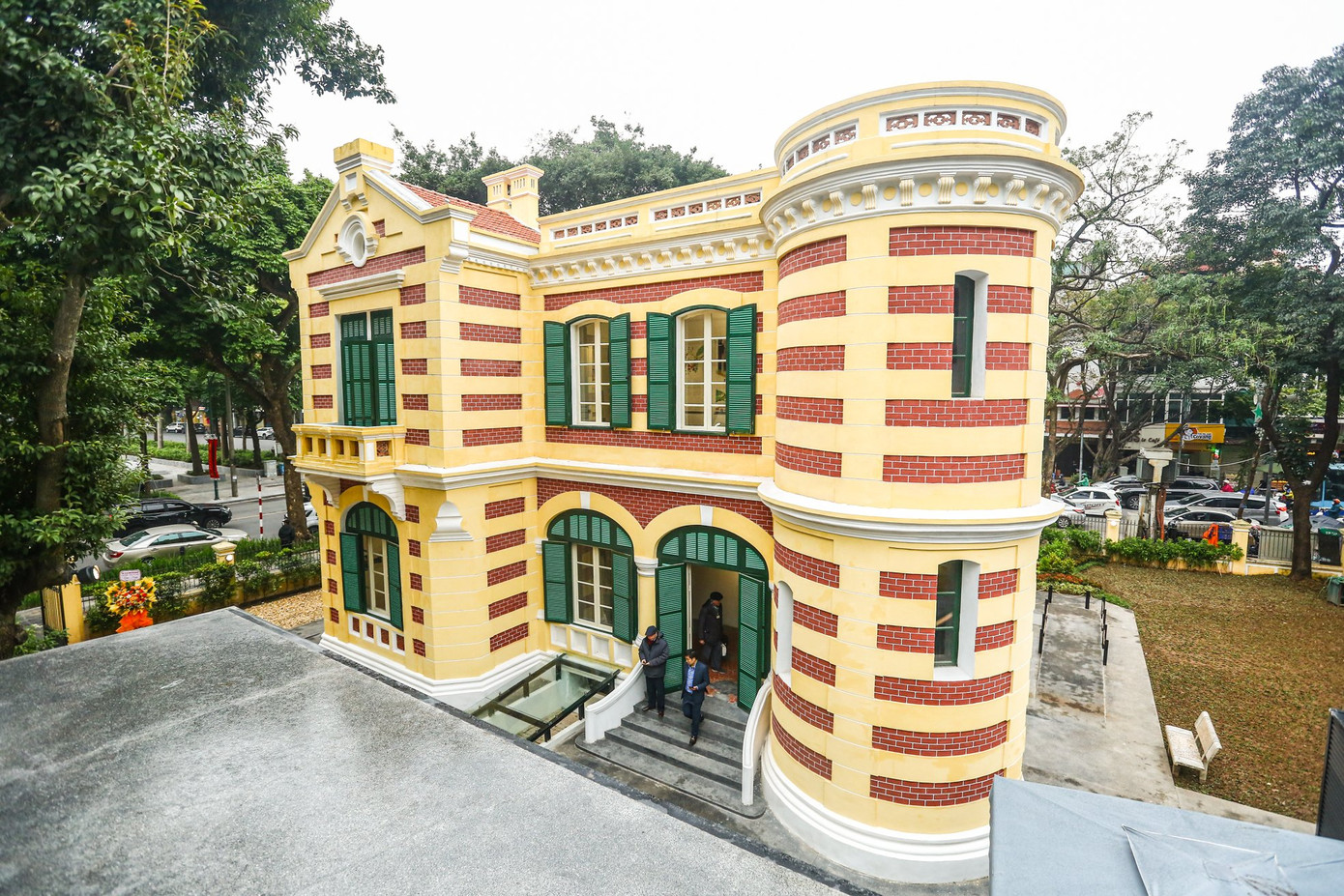 Các đơn vị nghiên cứu đã phục hồi gần như nguyên trạng kiến trúc, vẻ bề ngoài của biệt thự trước đây.