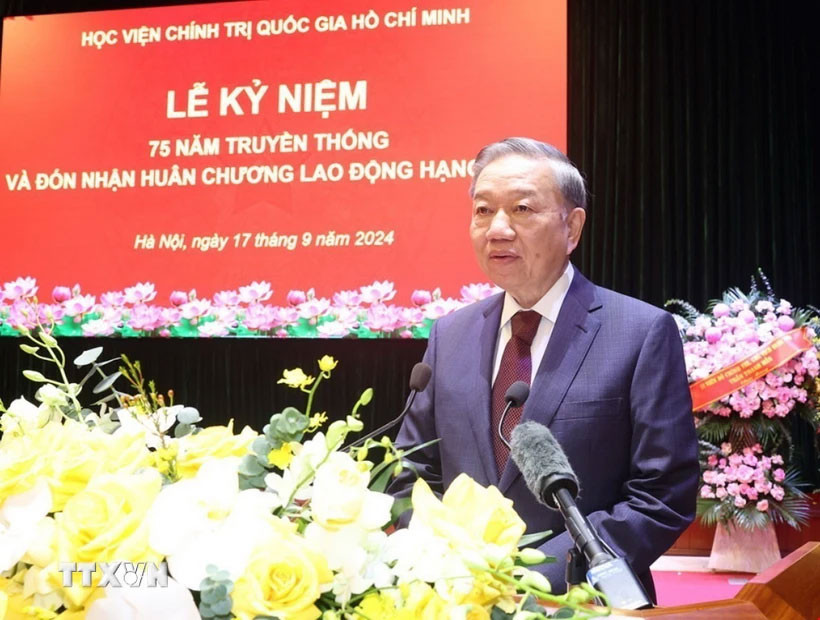 Tổng Bí thư, Chủ tịch nước Tô Lâm phát biểu chỉ đạo. Ảnh: Trí Dũng/TTXVN. Tổng Bí thư, Chủ tịch nước Tô Lâm phát biểu chỉ đạo. Ảnh: Trí Dũng/TTXVN.