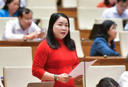 Đại biểu Huỳnh Thị Hằng Nga. Ảnh: Quochoi.vn