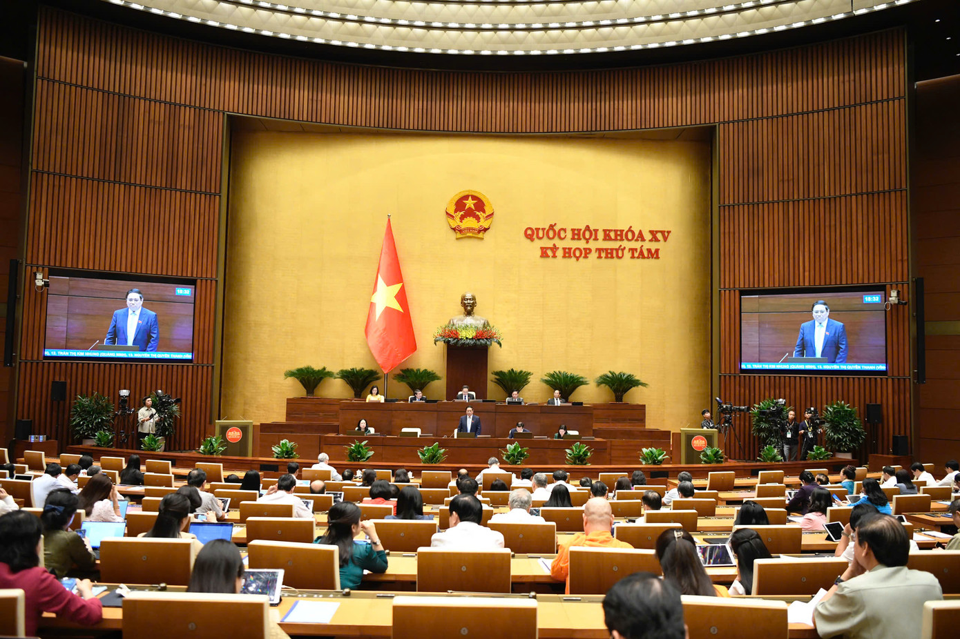 Thủ tướng Chính phủ Phạm Minh Chính trả lời chất vấn tại Quốc hội. Ảnh: Như Ý. Thủ tướng Chính phủ Phạm Minh Chính trả lời chất vấn tại Quốc hội. Ảnh: Như Ý.