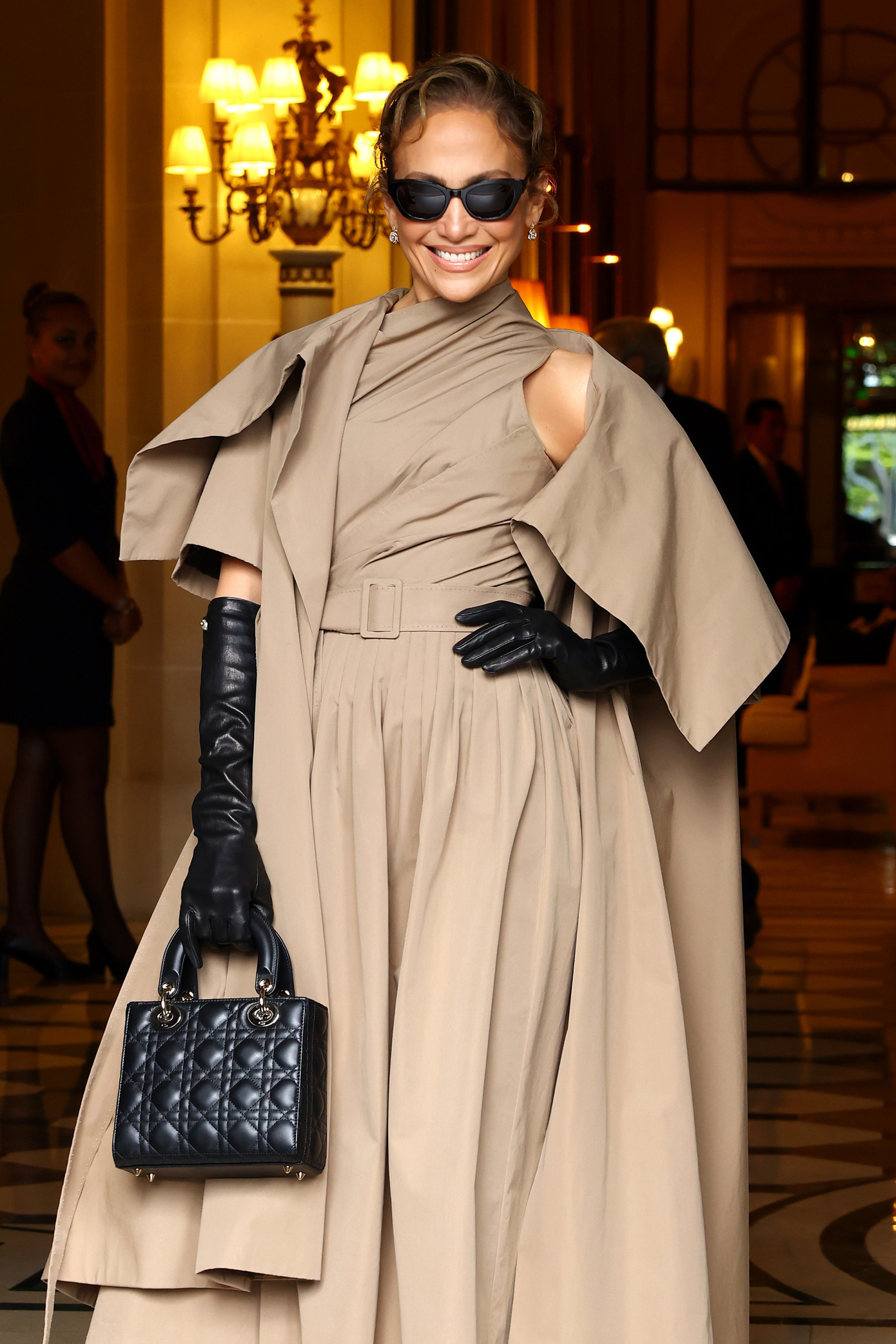 Jennifer Lopez tại show Dior. Ảnh: Getty Images. Jennifer Lopez tại show Dior. Ảnh: Getty Images.