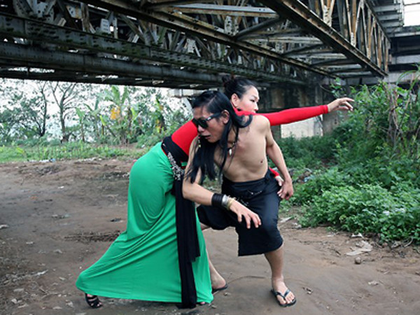 Màn biểu diễn của nghệ sỹ Đào Anh Khánh đã thu hút được sự hâm mộ của khán giả