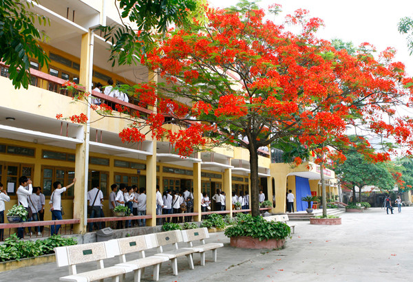 chuẩn bị vào phòng thi