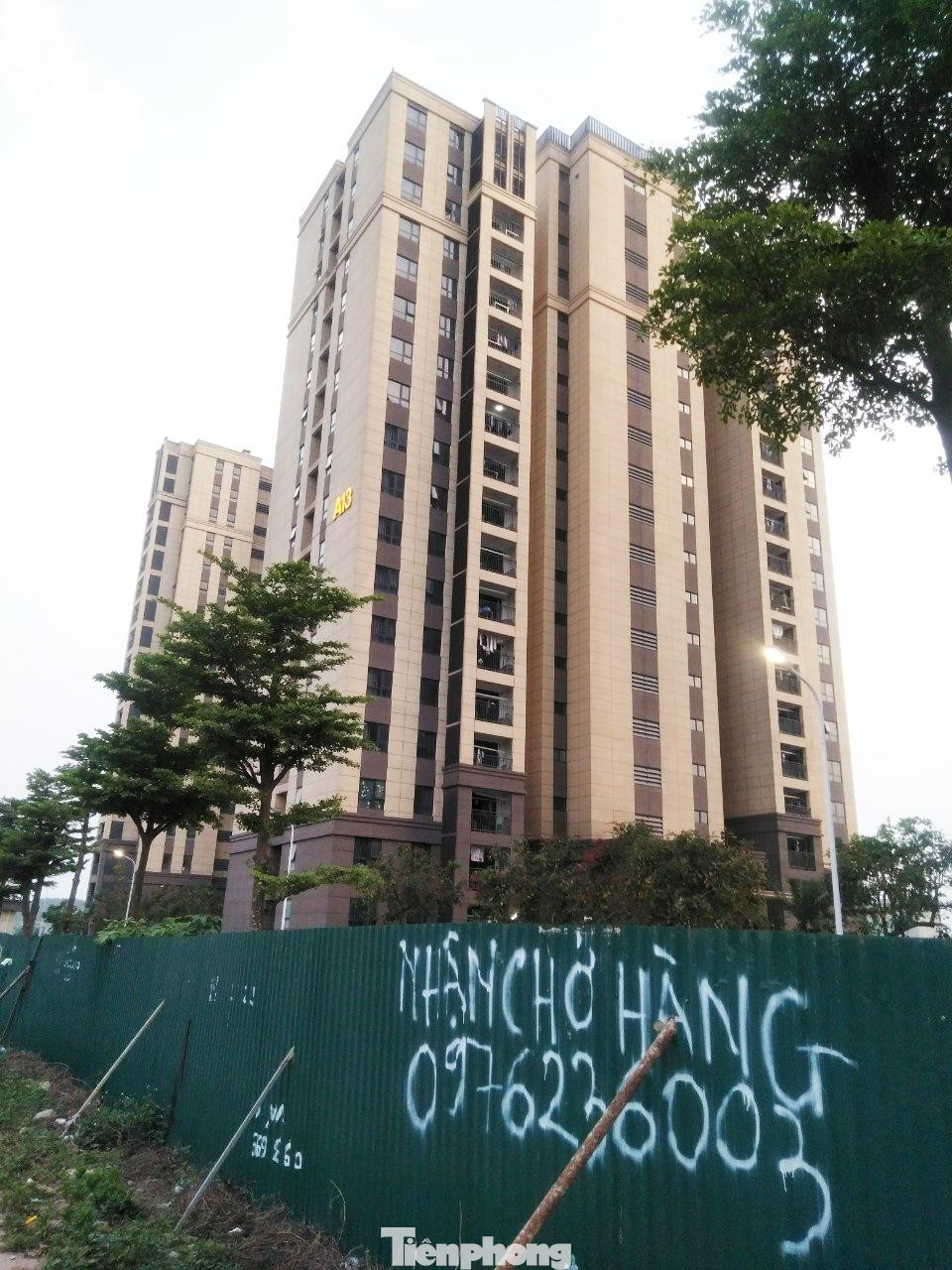 Dự án Khu NƠXH tại xã Vân Trung, huyện Việt Yên (Bắc Giang) từng bị báo cáo về việc chậm tiến độ. (Ảnh: Lập Đông năm 2022)