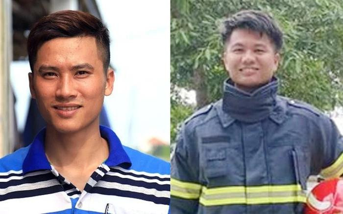 Anh Nguyễn Đức Chính (ảnh trái) và Đại úy Thái Ngô Hiếu là những tấm gương quên mình vì tính mạng của người dân. Anh Nguyễn Đức Chính (ảnh trái) và Đại úy Thái Ngô Hiếu là những tấm gương quên mình vì tính mạng của người dân.