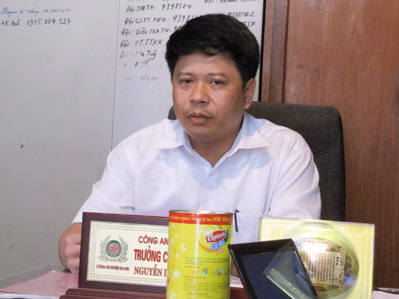 Nguyễn Văn Tiến – Phó Chủ tịch UBND xã Hải Bối. Ảnh: Tuấn Nguyễn 