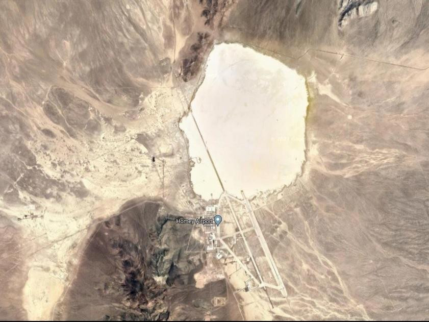 Khu vực 51, một trong những nơi được coi là bí ẩn nhất thế giới. Ảnh: Google Maps. Khu vực 51, một trong những nơi được coi là bí ẩn nhất thế giới. Ảnh: Google Maps.
