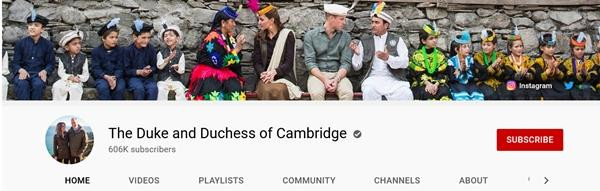 Kênh YouTube của nhà William - Kate tuy mới mở nhưng đăng video đều đặn về các hoạt động của họ. (Ảnh chụp màn hình). Kênh YouTube của nhà William - Kate tuy mới mở nhưng đăng video đều đặn về các hoạt động của họ. (Ảnh chụp màn hình).