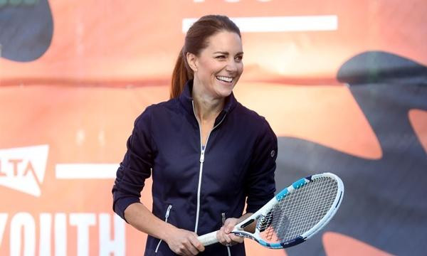 Công nương Kate khi đến thăm Trung tâm Quần vợt Quốc gia trong tuần trước. Ảnh: Chris Jackson/ Getty Images. Công nương Kate khi đến thăm Trung tâm Quần vợt Quốc gia trong tuần trước. Ảnh: Chris Jackson/ Getty Images.