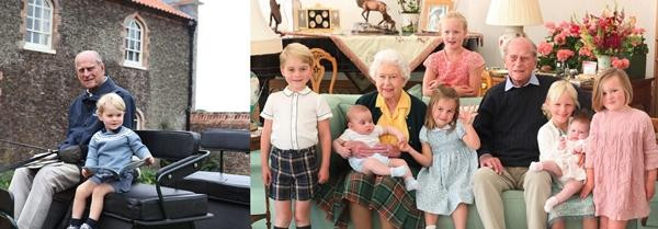 Hai bức ảnh mà Hoàng gia Anh mới đăng. Ảnh: Royal Family. Hai bức ảnh mà Hoàng gia Anh mới đăng. Ảnh: Royal Family.