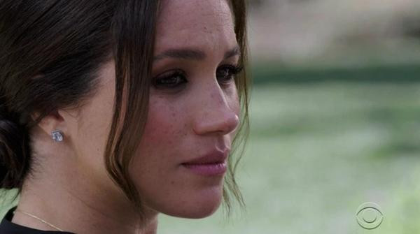 Trong cuộc phỏng vấn hồi tháng 3, Meghan cũng đề cập đến sức khỏe tâm thần. Ảnh: CBS. Trong cuộc phỏng vấn hồi tháng 3, Meghan cũng đề cập đến sức khỏe tâm thần. Ảnh: CBS.