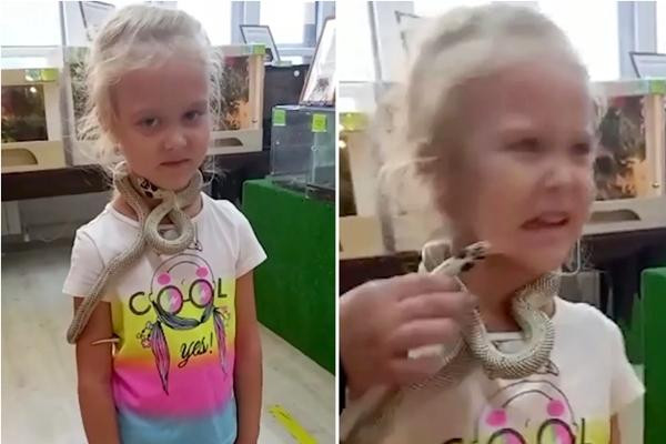 Viktoria bất ngờ bị rắn cắn nên rất hoảng hốt. Ảnh: East2West. Viktoria bất ngờ bị rắn cắn nên rất hoảng hốt. Ảnh: East2West.