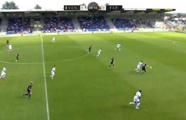 Fredericia đang bị dẫn trước 0-1. Ảnh: Today in 24. Fredericia đang bị dẫn trước 0-1. Ảnh: Today in 24.