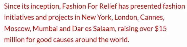 Cũng trên trang web của mình, quỹ FFR cho biết đã quyên góp được hơn 15 triệu đôla Mỹ. (Ảnh chụp màn hình).