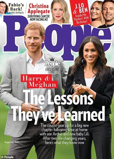 Tạp chí People dự định sẽ đăng bài về Harry - Meghan trước khi bản cập nhật của cuốn sách được phát hành. Ảnh: People.