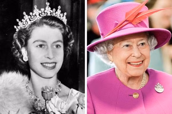 Nữ hoàng Elizabeth II ngày trẻ và hiện tại. Ảnh: Joel Rouse/ Ministry of Defence/ Wikimedia Commons; Akg-images/ EAST NEWS. Nữ hoàng Elizabeth II ngày trẻ và hiện tại. Ảnh: Joel Rouse/ Ministry of Defence/ Wikimedia Commons; Akg-images/ EAST NEWS.