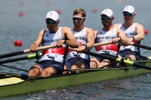 Các thành viên của đội tuyển chèo thuyền nam 4 người của Anh. Ảnh: Team GB. Các thành viên của đội tuyển chèo thuyền nam 4 người của Anh. Ảnh: Team GB.